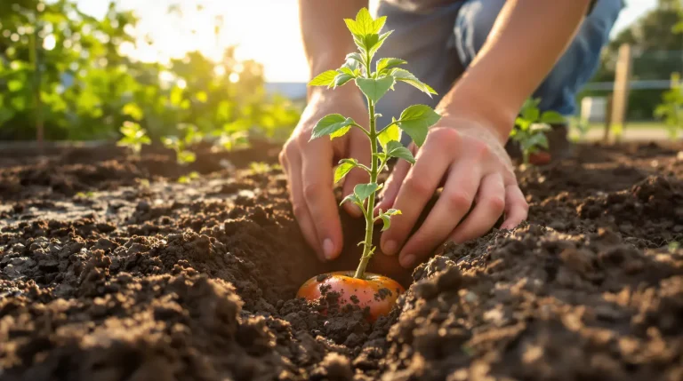 Comment planter les tomates couchées pour un enracinement plus solide, selon les maraîchers Comment planter les tomates couchées pour un enracinement plus solide, selon les maraîchers